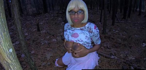  Playing With My Daughter In Law Natural Ebony Knockers After I Make Her Sneak Into The Forest, Cute Nerdy Msnovember Taboo Family Play With Step Dad On Sheisnovember